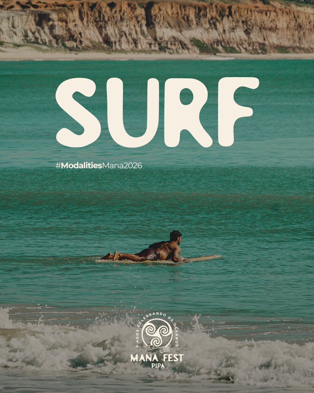 Flyer de la modalidad surf